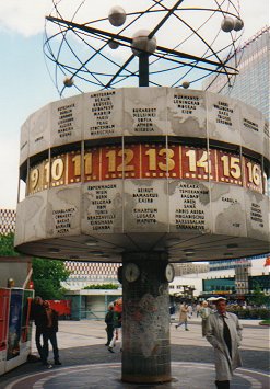 Wereldklok, Berlijn (mei 1995)