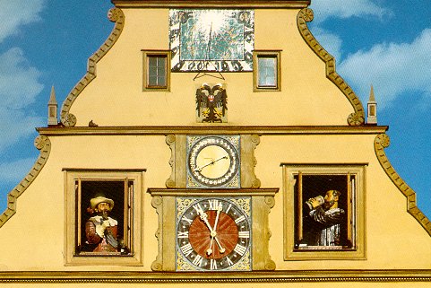 Verticale zonnewijzer, Rothenburg (mei 1994)